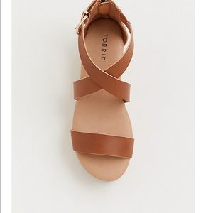 Brand new Torrid size 9w wedge sandals